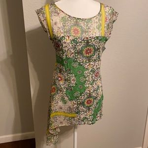 Cap sleeve Anthropologie top
